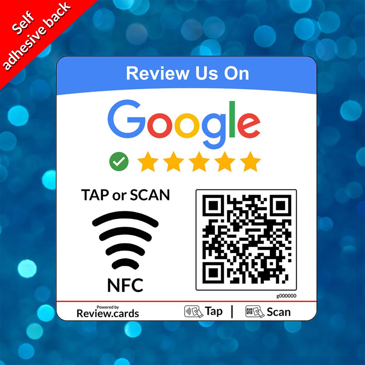 Google NFC Review Plates